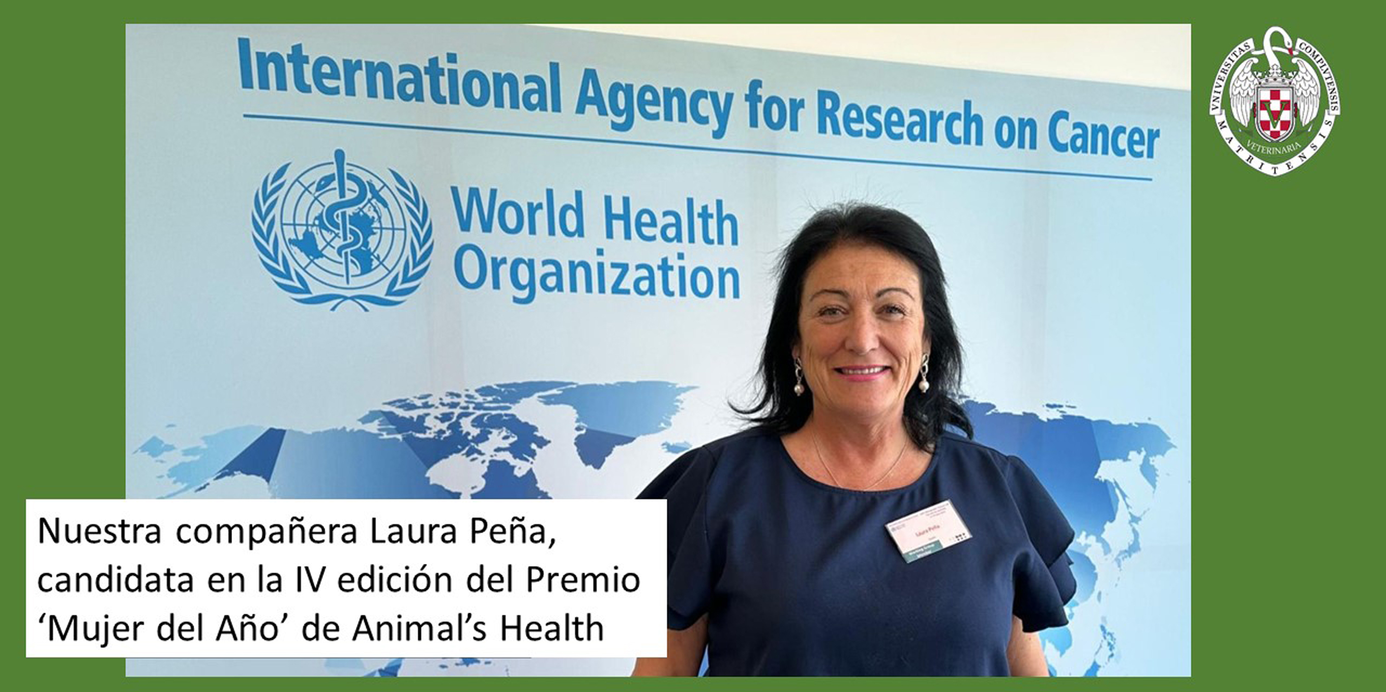Nuestra compañera Laura Peña, candidata en la IV edición del Premio Mujer del Año de Animal’s Health